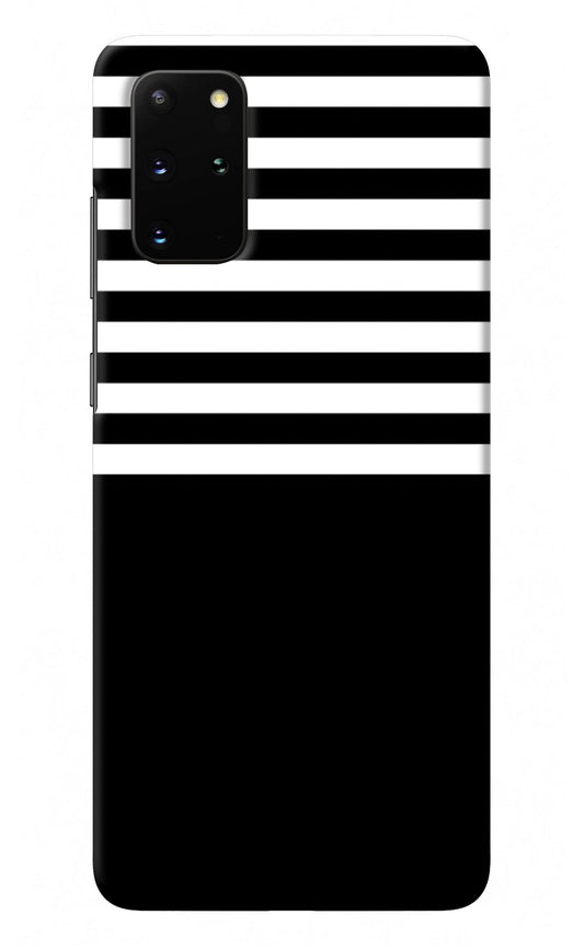 Black and White Print Samsung S20 Plus Back Cover