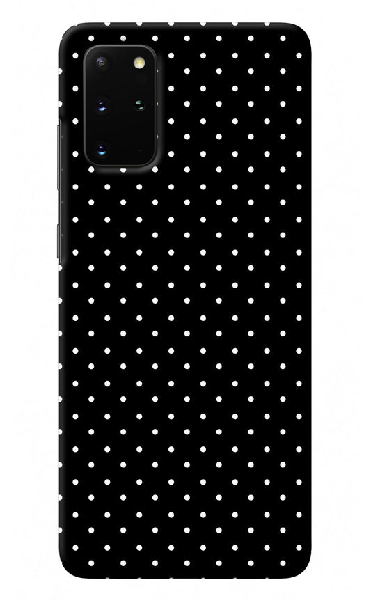 White Dots Samsung S20 Plus Back Cover