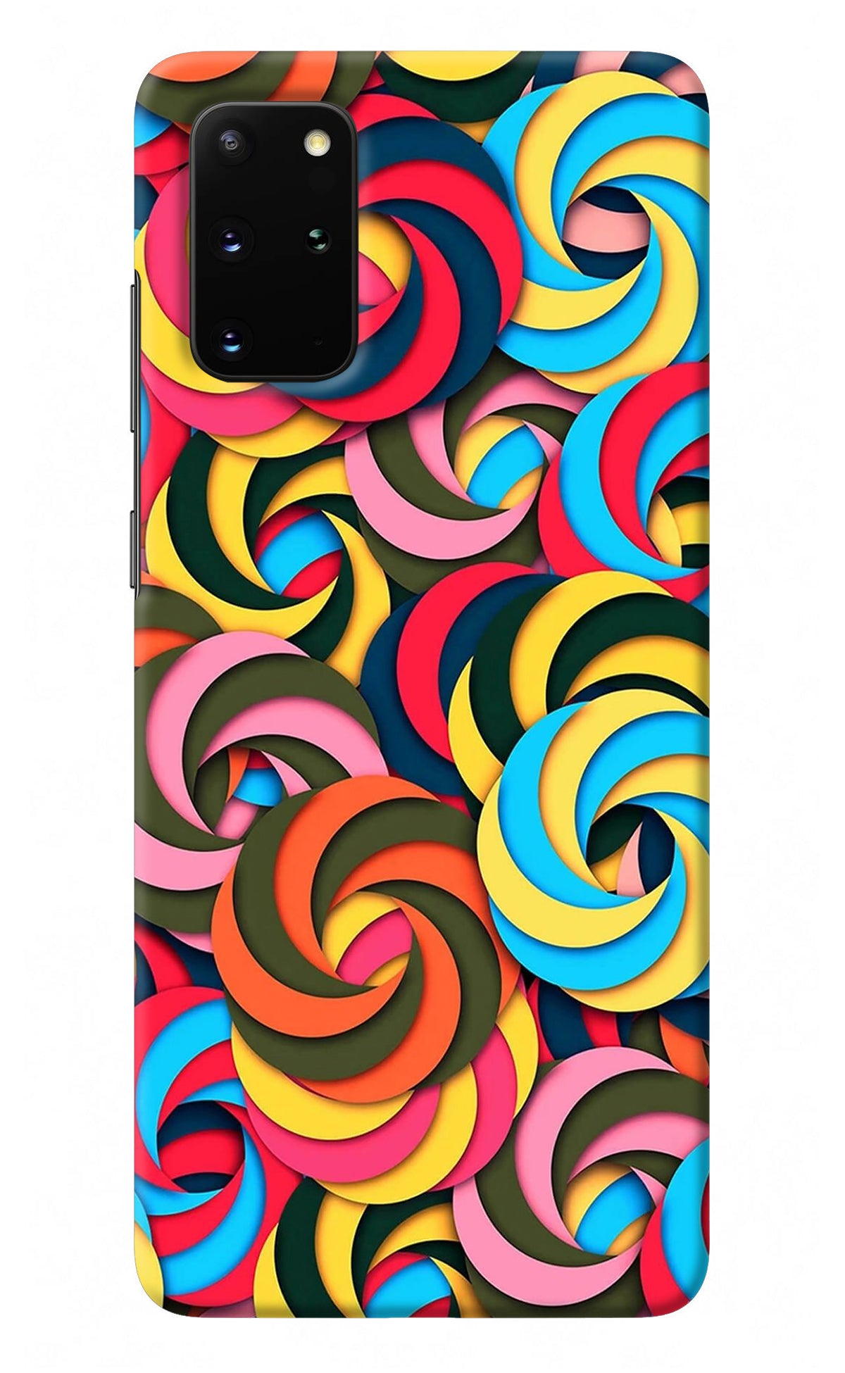 Spiral Pattern Samsung S20 Plus Back Cover