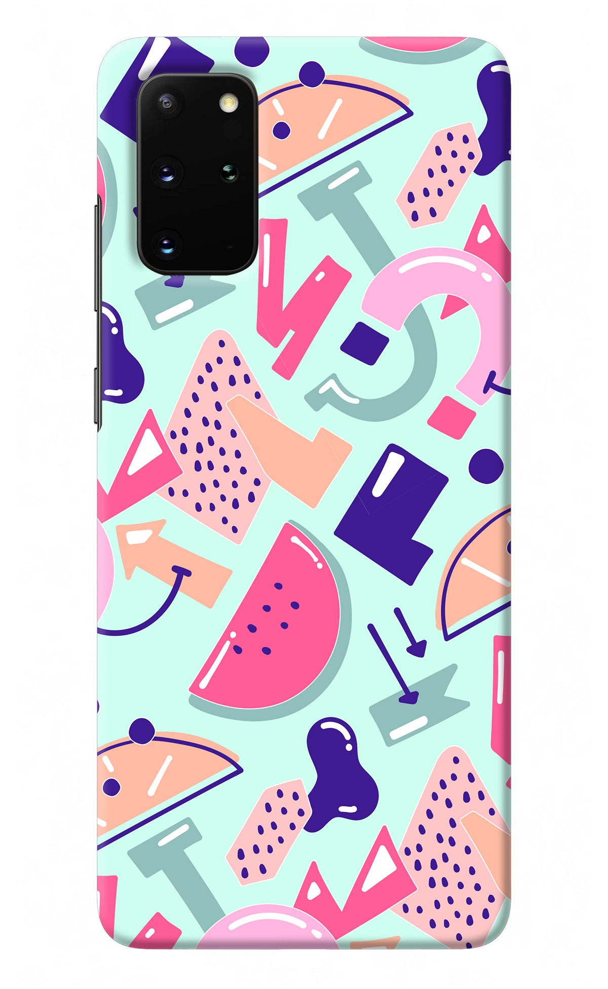 Doodle Pattern Samsung S20 Plus Back Cover