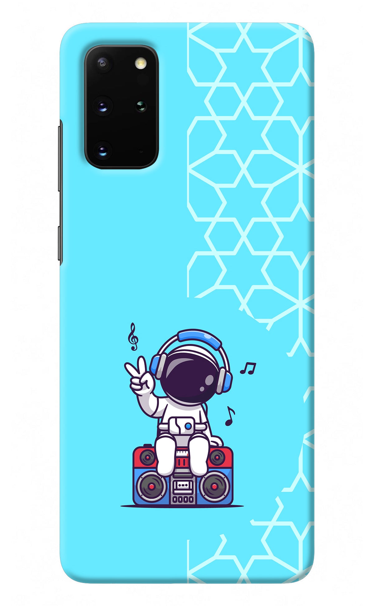 Cute Astronaut Chilling Samsung S20 Plus Back Cover