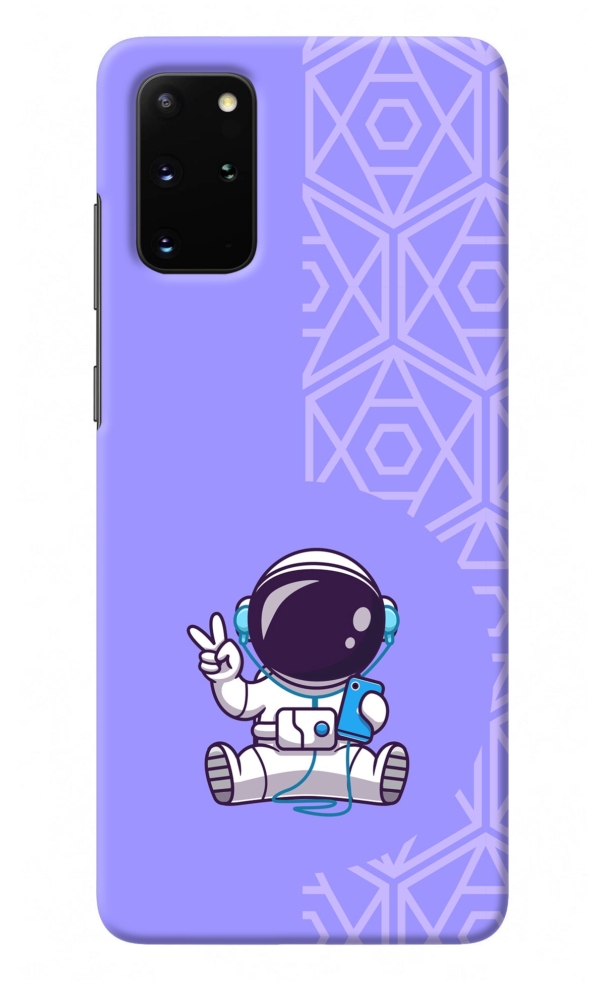 Cute Astronaut Chilling Samsung S20 Plus Back Cover