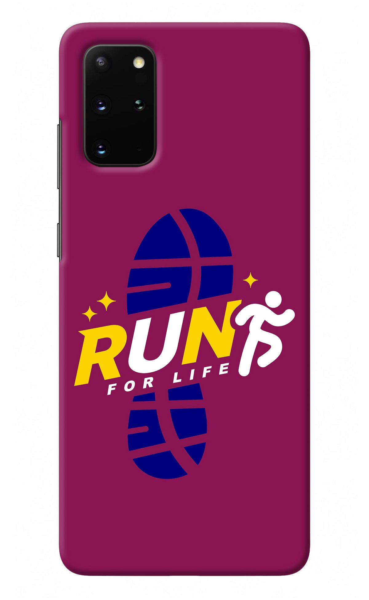 Run for Life Samsung S20 Plus Back Cover