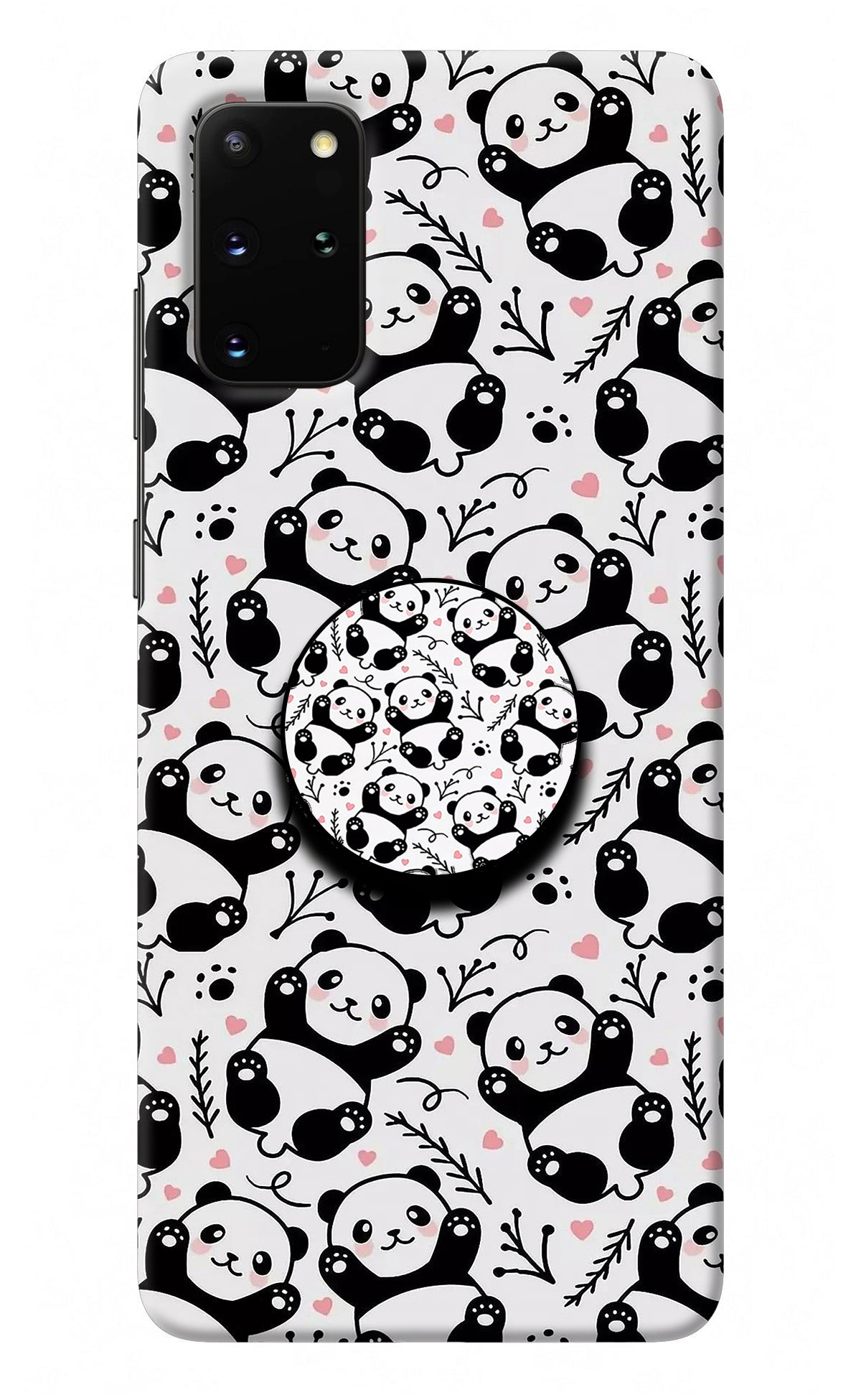 Cute Panda Samsung S20 Plus Pop Case