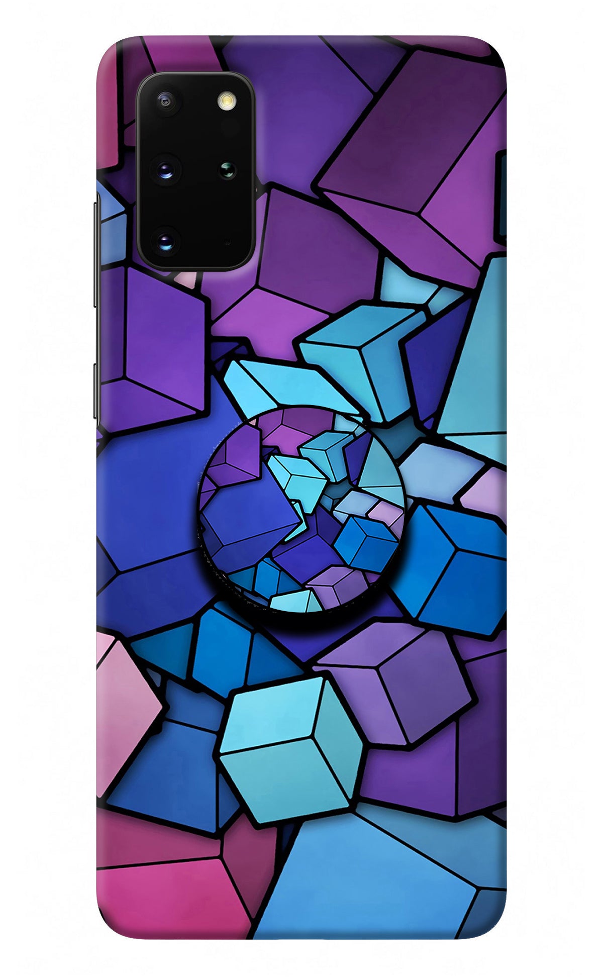 Cubic Abstract Samsung S20 Plus Pop Case