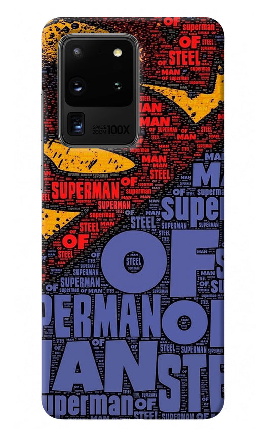 Superman Samsung S20 Ultra Back Cover
