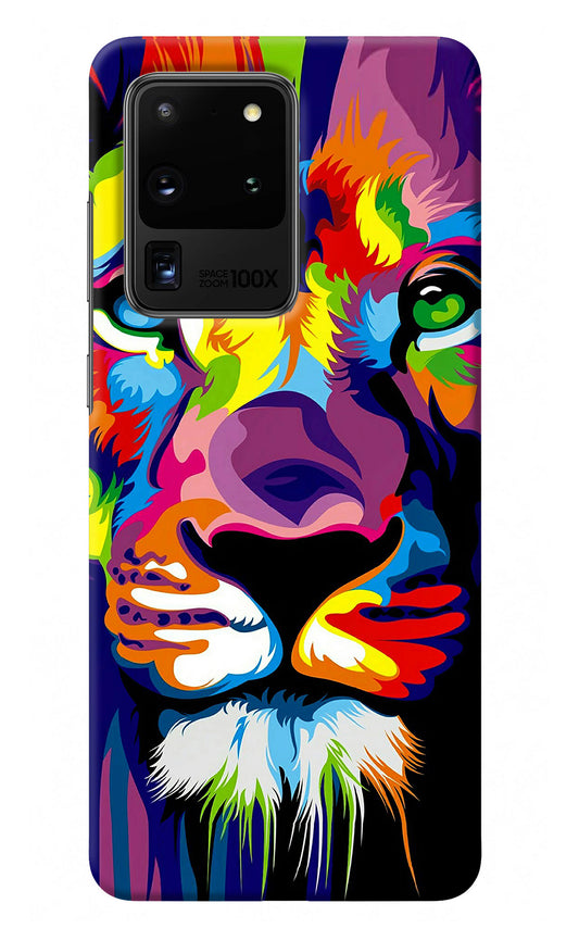 Lion Samsung S20 Ultra Back Cover