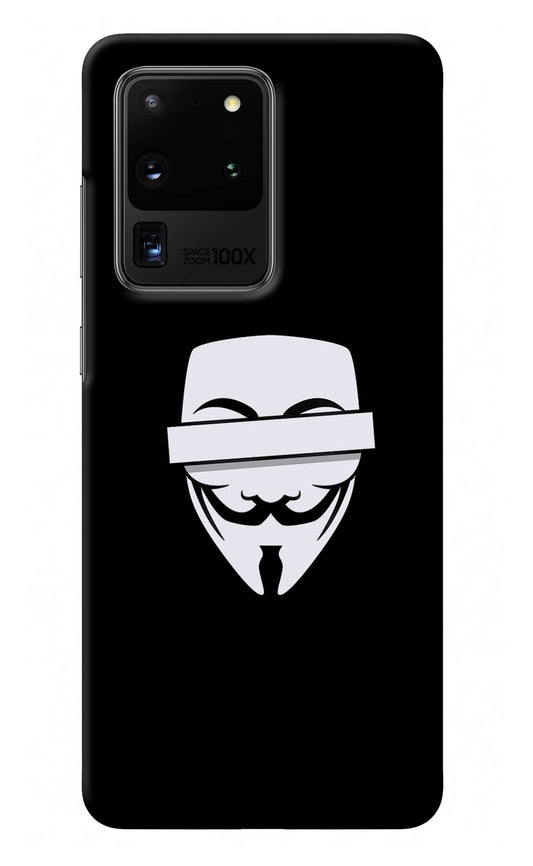 Anonymous Face Samsung S20 Ultra Back Cover