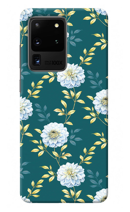 Flowers Samsung S20 Ultra Back Cover