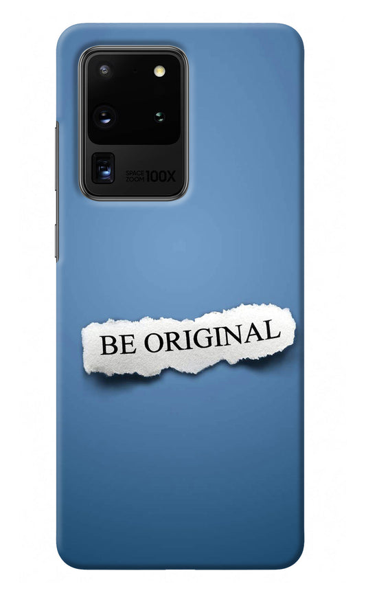 Be Original Samsung S20 Ultra Back Cover
