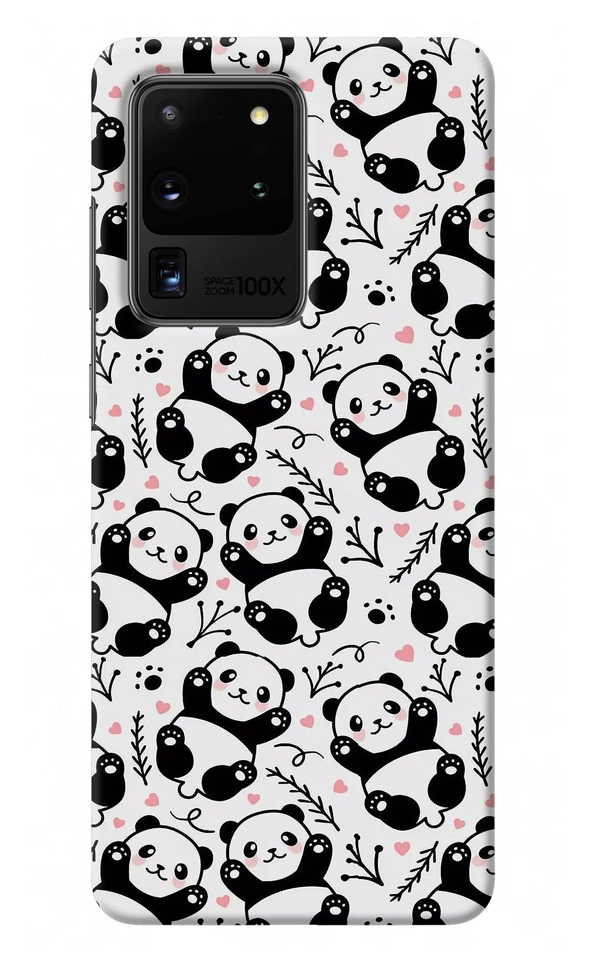 Cute Panda Samsung S20 Ultra Back Cover