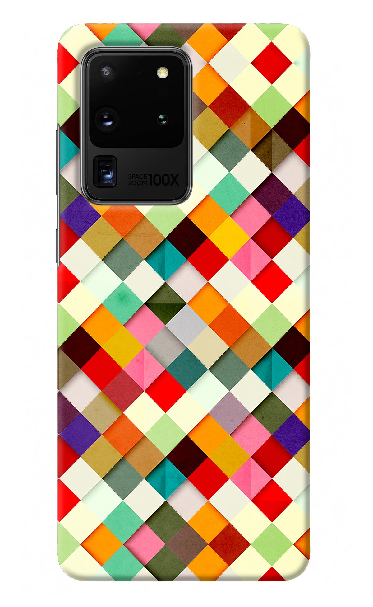 Geometric Abstract Colorful Samsung S20 Ultra Back Cover