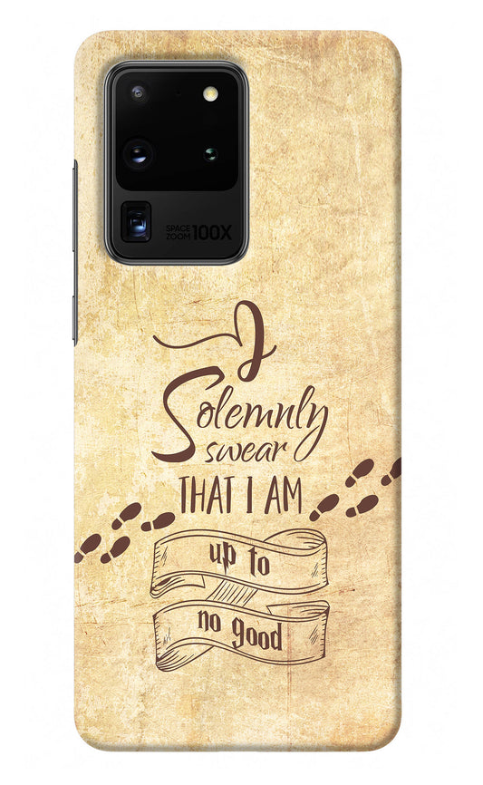 I Solemnly swear that i up to no good Samsung S20 Ultra Back Cover