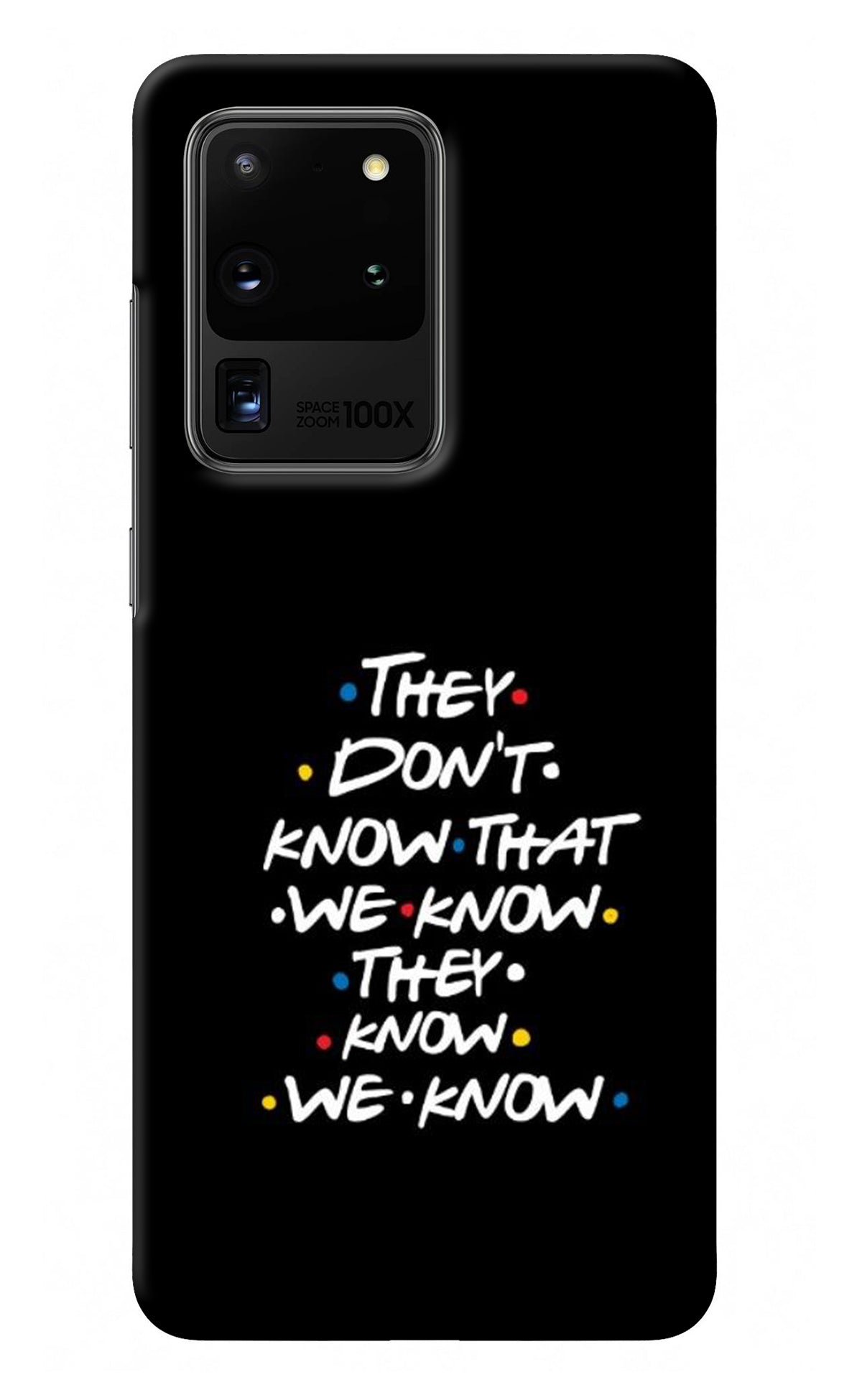 FRIENDS Dialogue Samsung S20 Ultra Back Cover