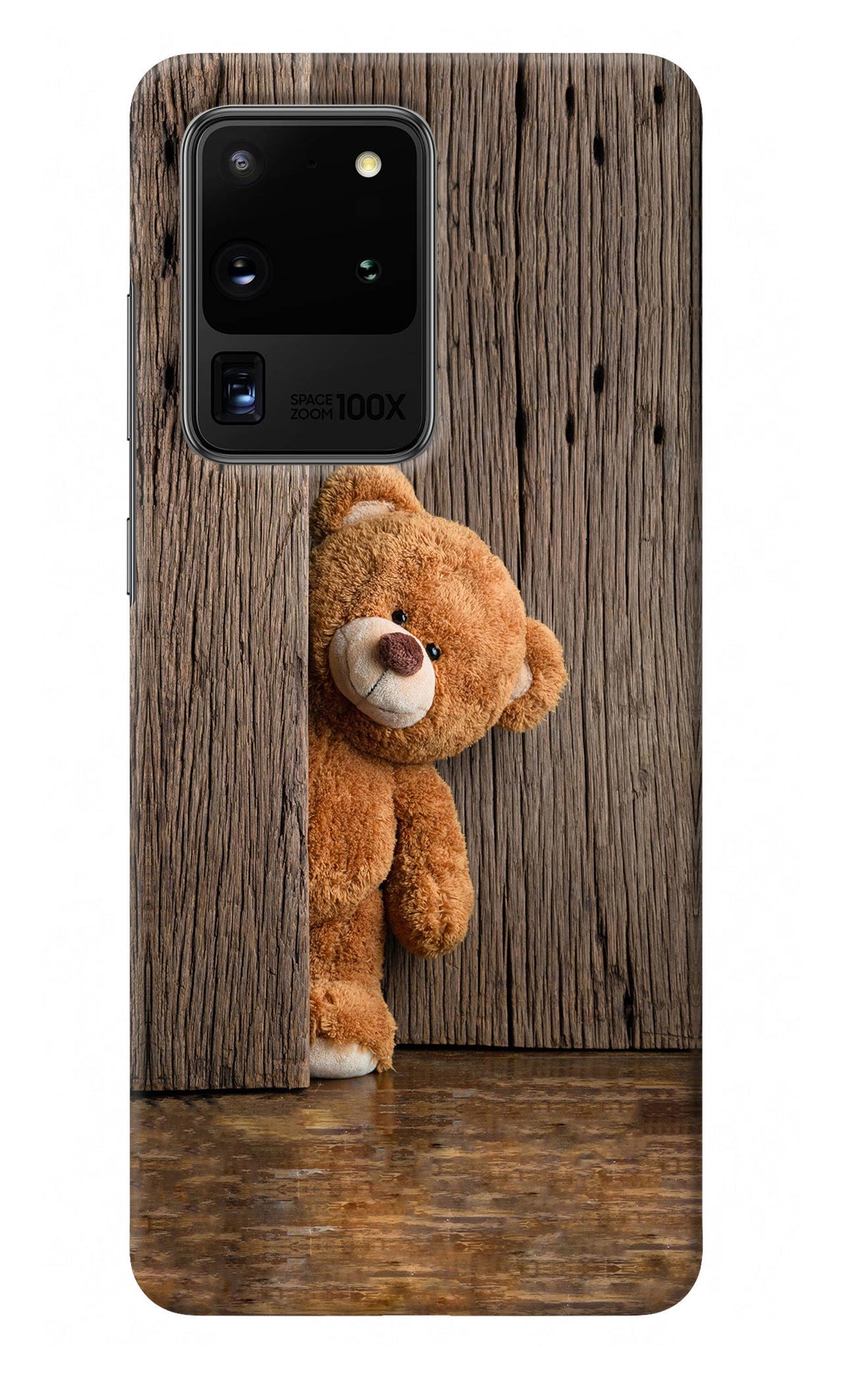 Teddy Wooden Samsung S20 Ultra Back Cover