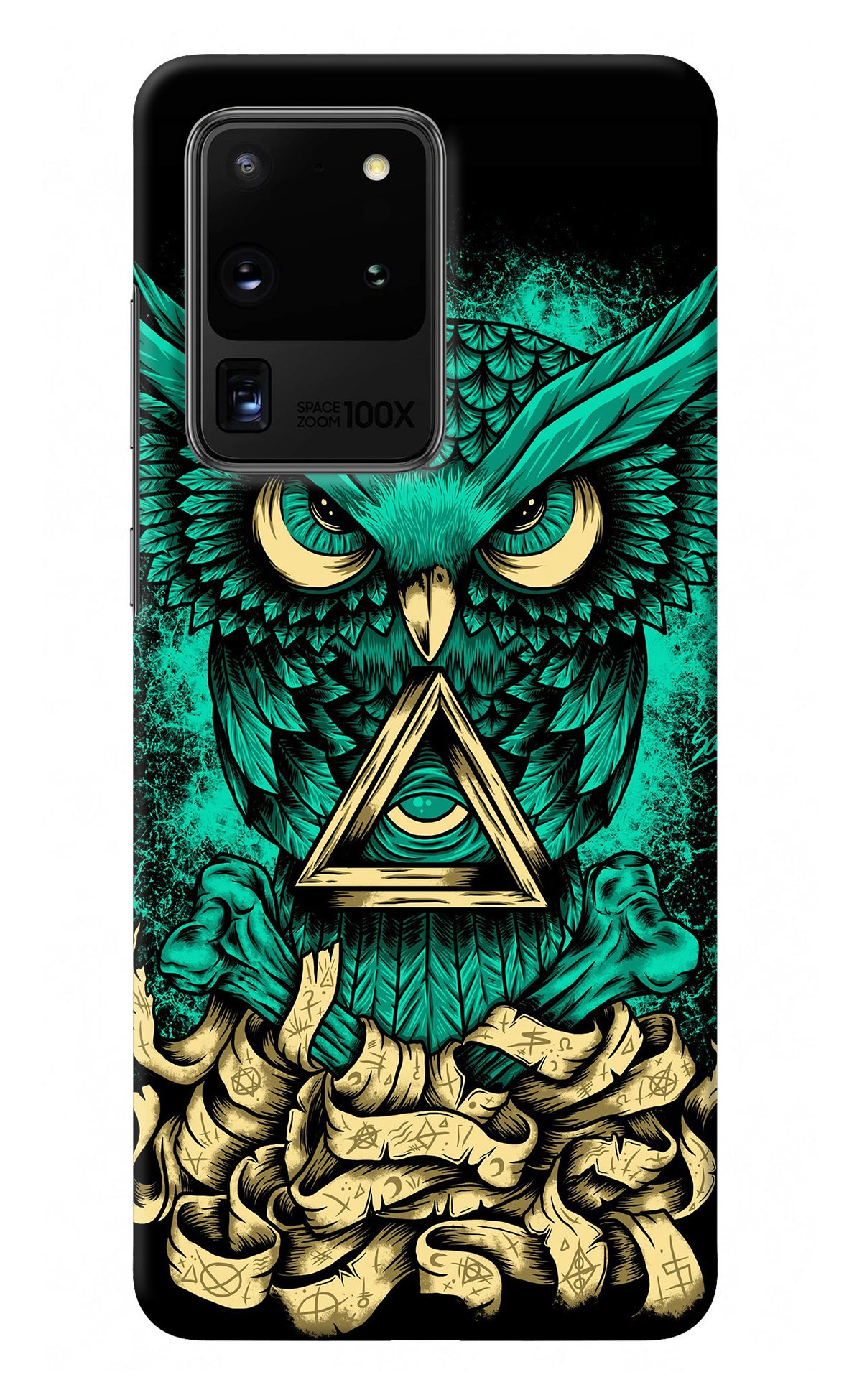 Green Owl Samsung S20 Ultra Back Cover