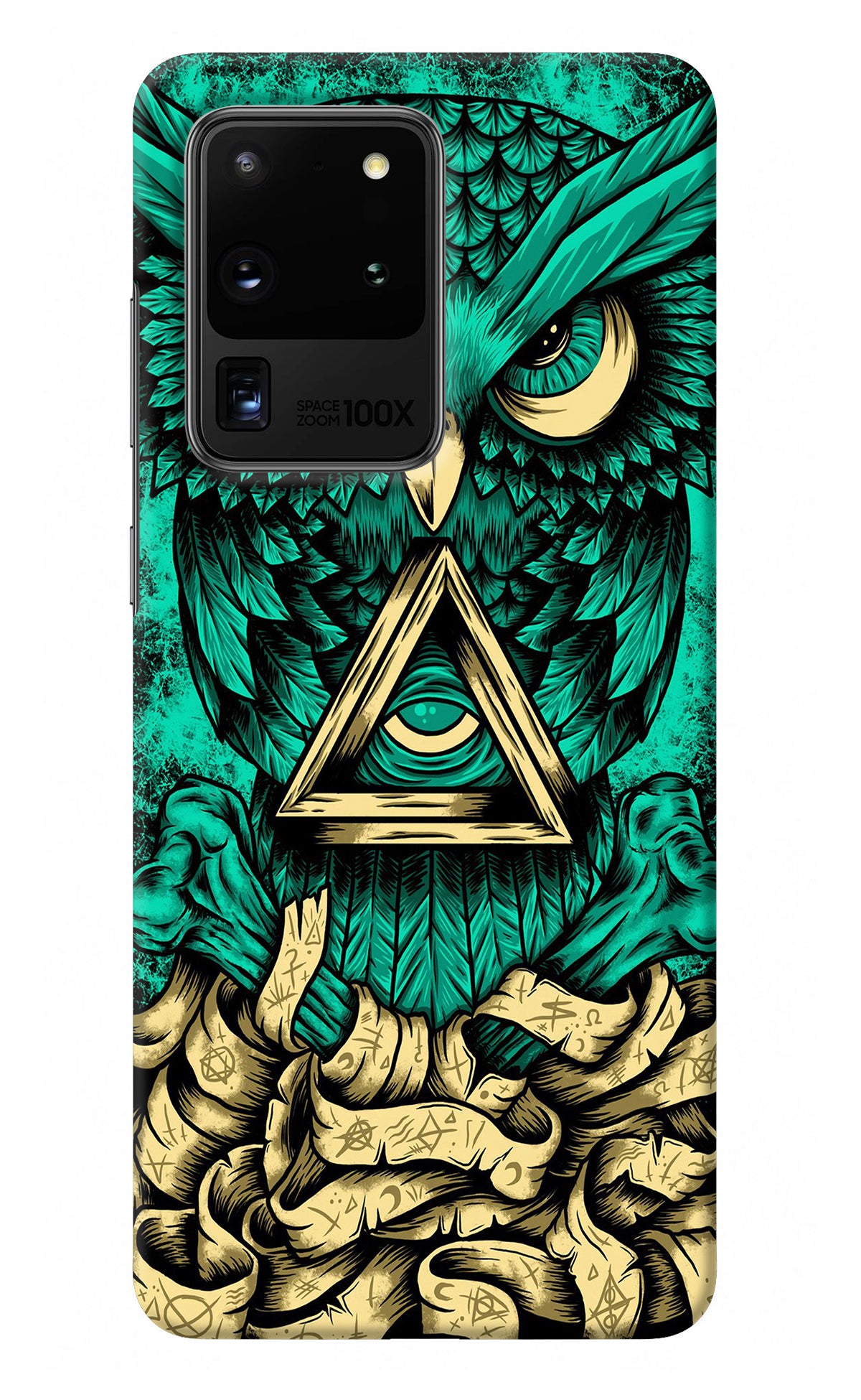 Green Owl Samsung S20 Ultra Back Cover