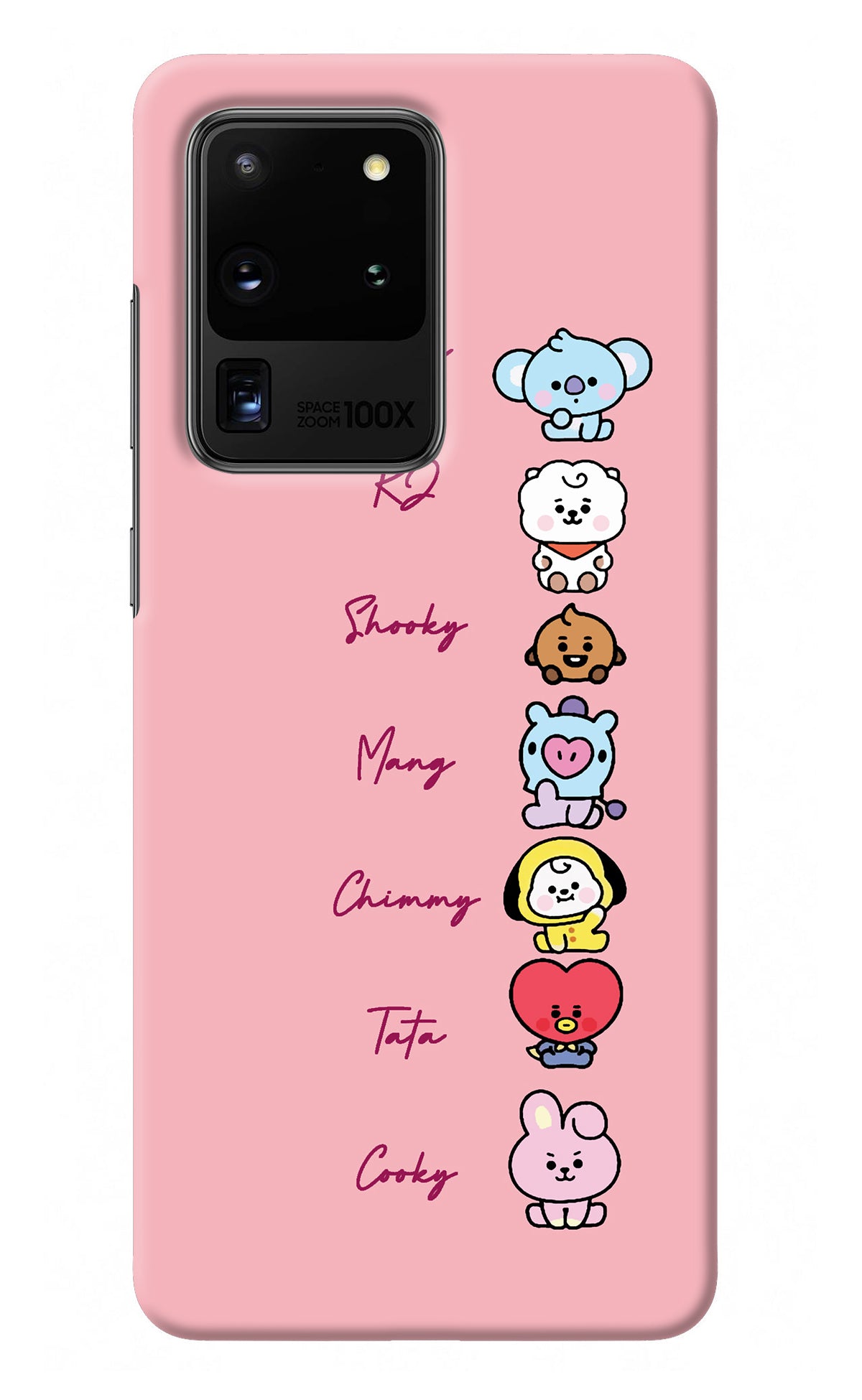 BTS names Samsung S20 Ultra Back Cover