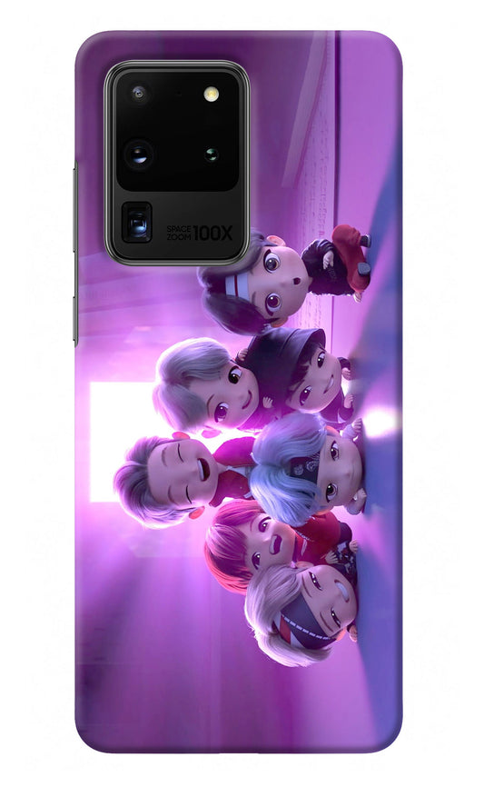 BTS Chibi Samsung S20 Ultra Back Cover