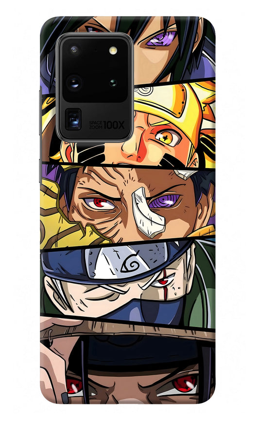 Naruto Character Samsung S20 Ultra Back Cover