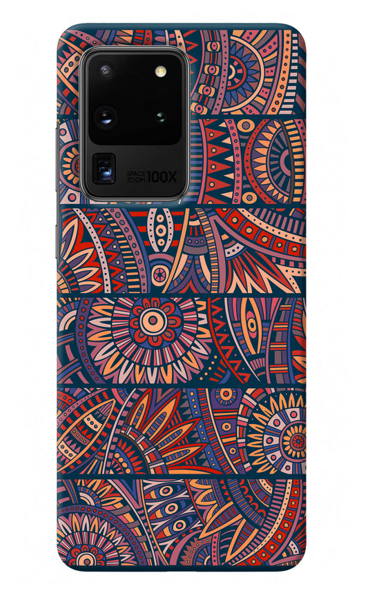 African Culture Design Samsung S20 Ultra Back Cover