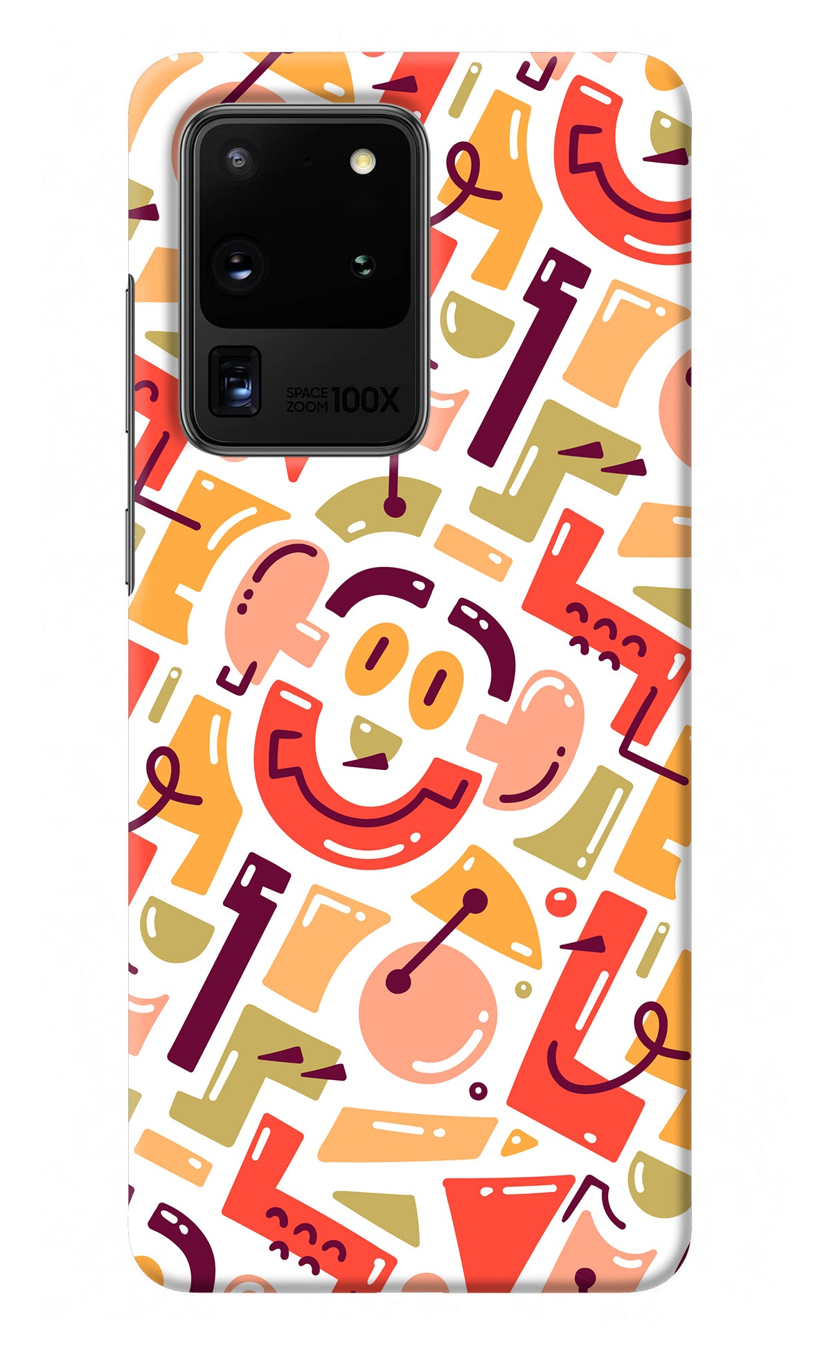 Doodle Pattern Samsung S20 Ultra Back Cover