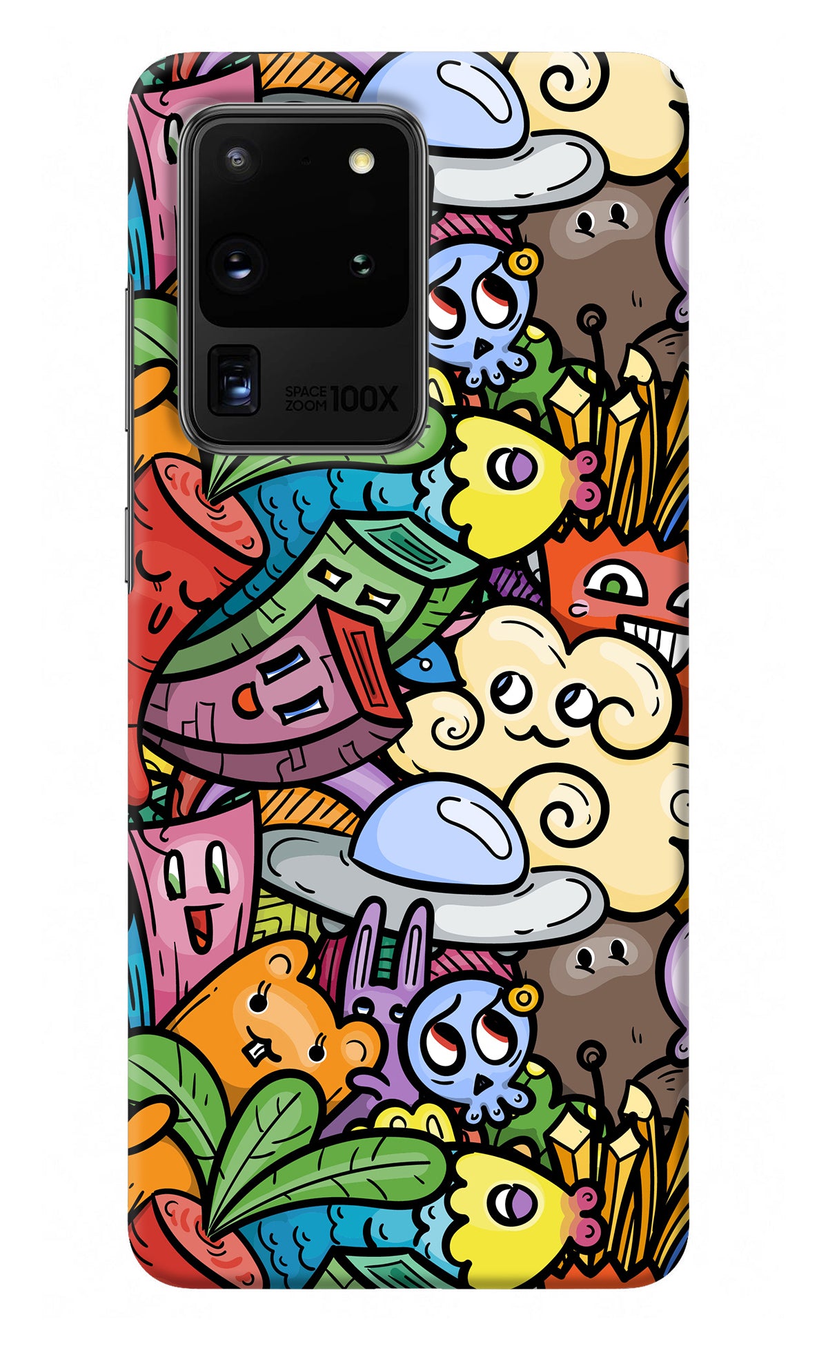 Veggie Doodle Samsung S20 Ultra Back Cover