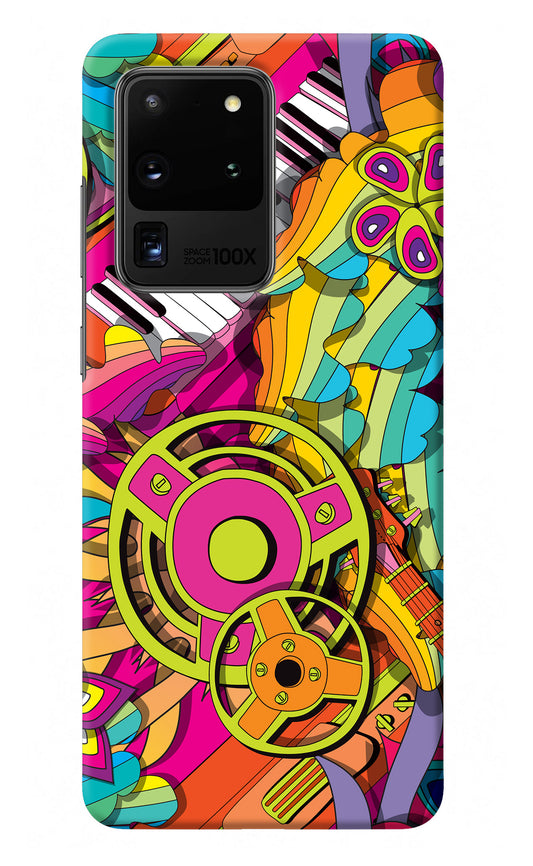 Music Doodle Samsung S20 Ultra Back Cover