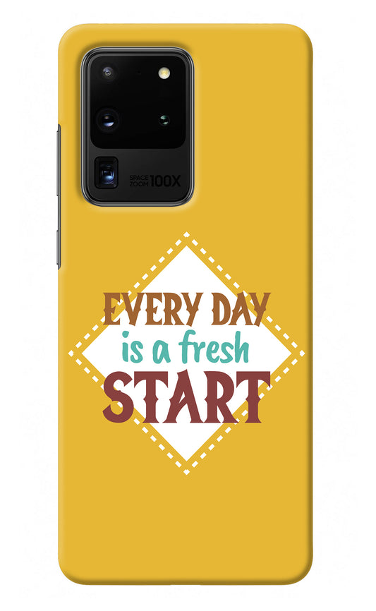 Every day is a Fresh Start Samsung S20 Ultra Back Cover