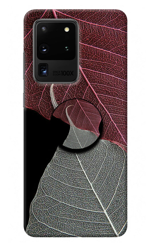 Leaf Pattern Samsung S20 Ultra Pop Case