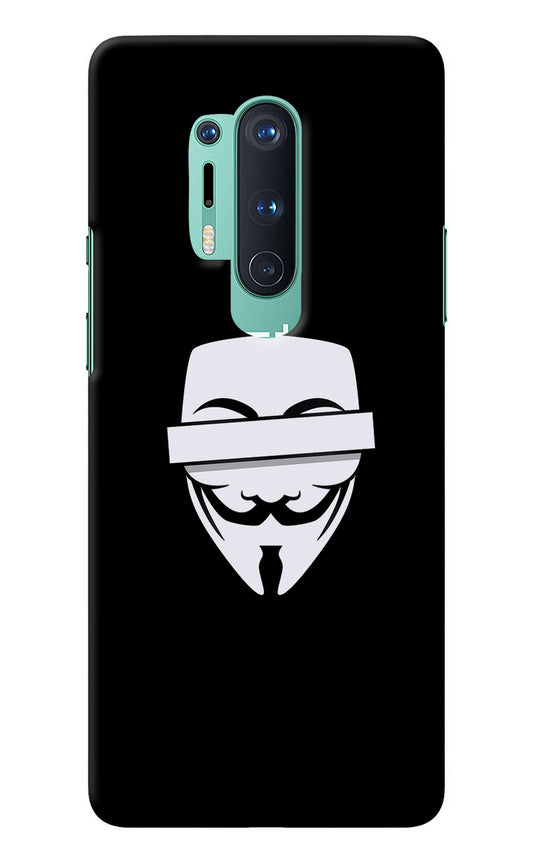 Anonymous Face Oneplus 8 Pro Back Cover