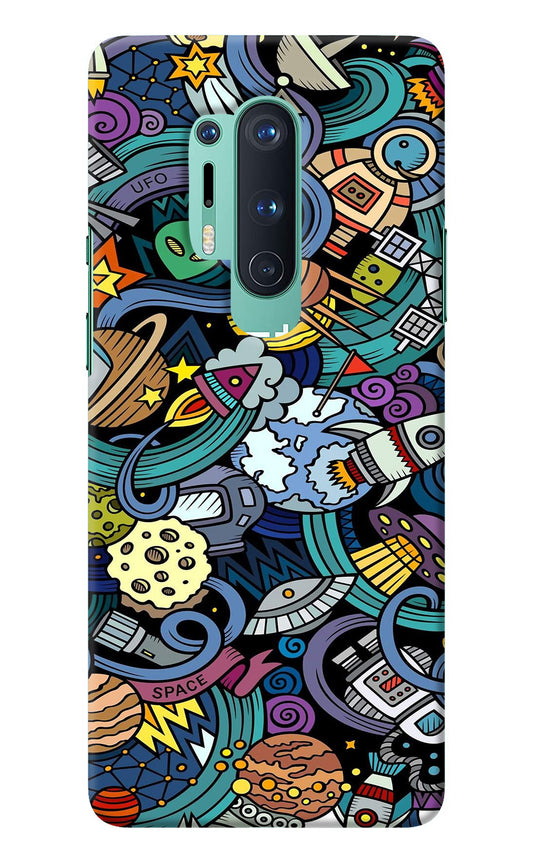 Space Abstract Oneplus 8 Pro Back Cover