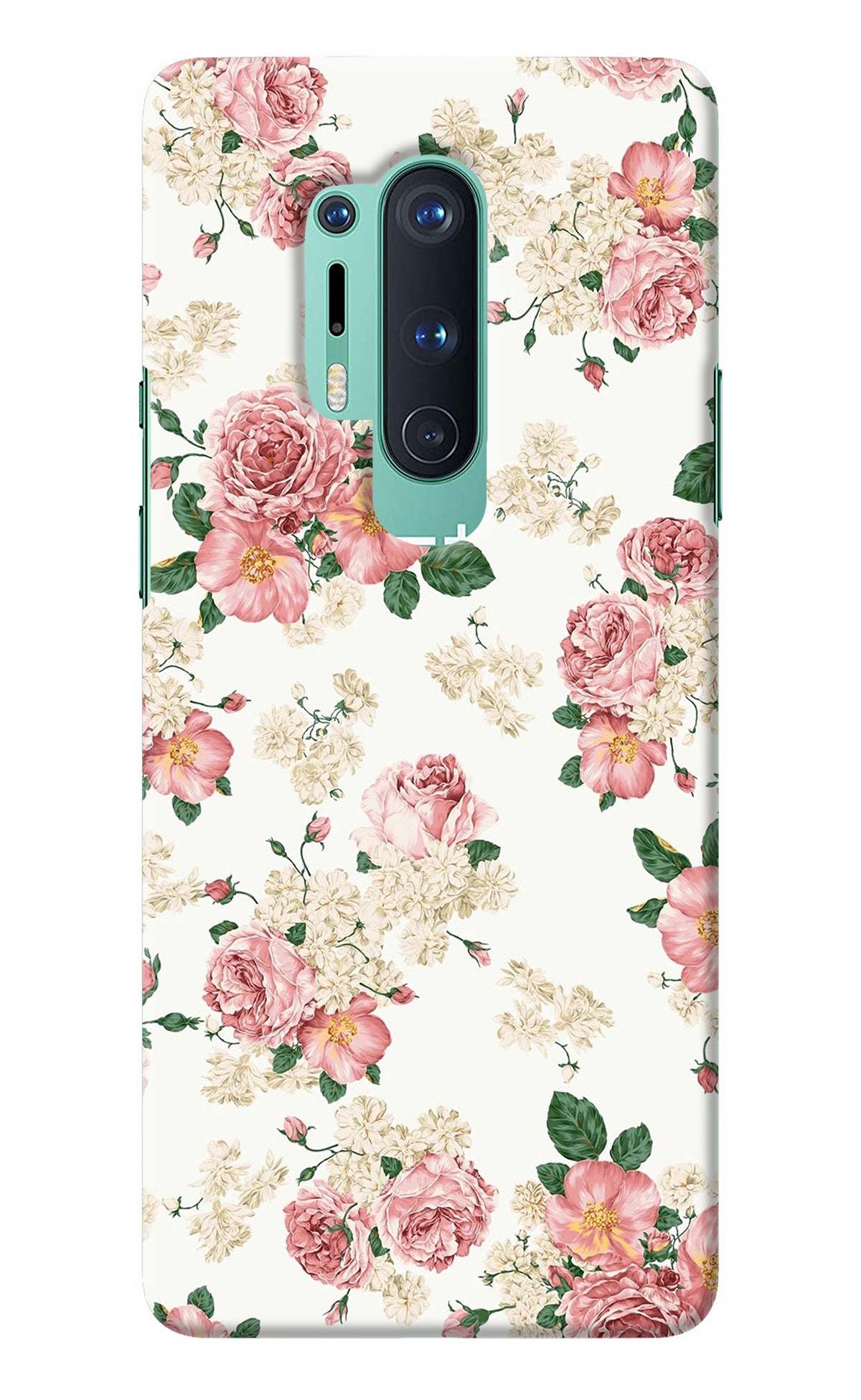 Flowers Oneplus 8 Pro Back Cover