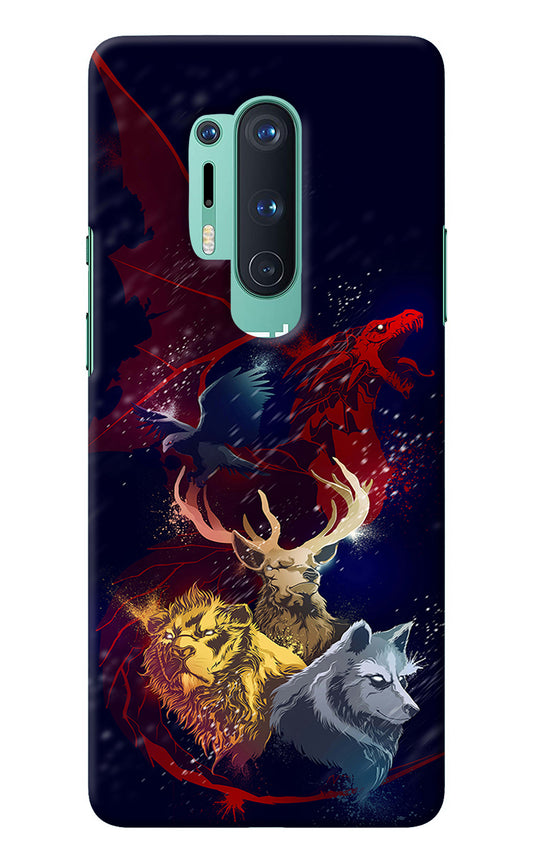 Game Of Thrones Oneplus 8 Pro Back Cover