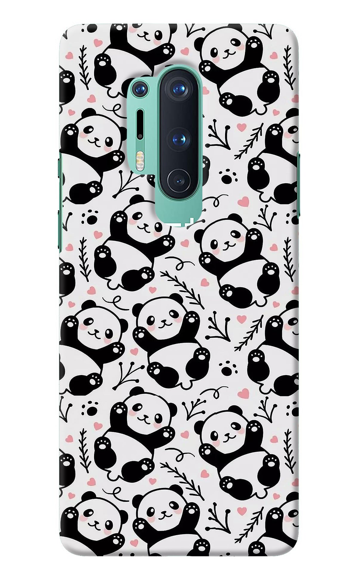 Cute Panda Oneplus 8 Pro Back Cover