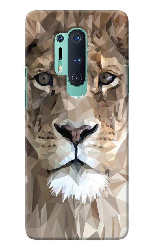 Lion Art Oneplus 8 Pro Back Cover