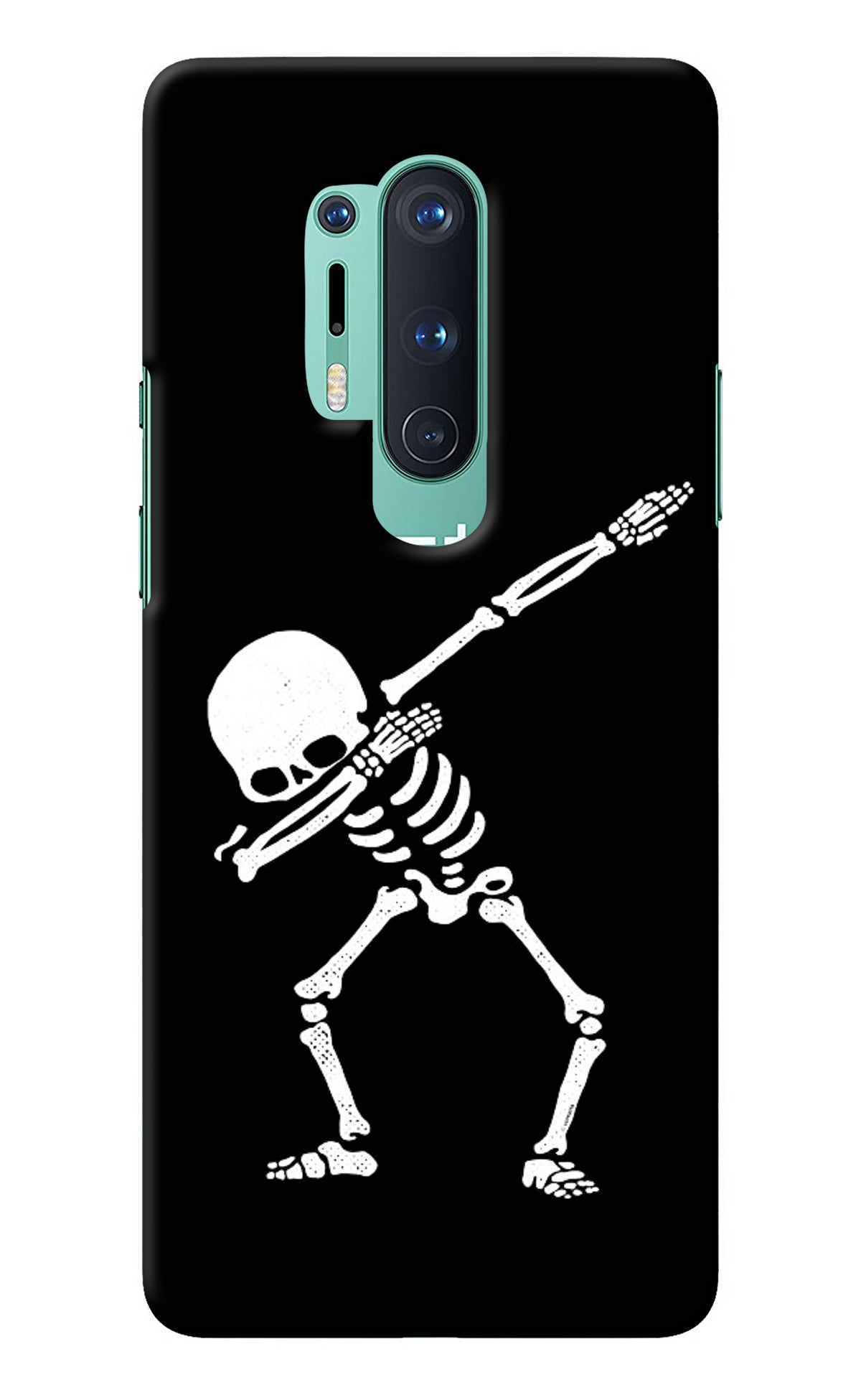 Dabbing Skeleton Art Oneplus 8 Pro Back Cover