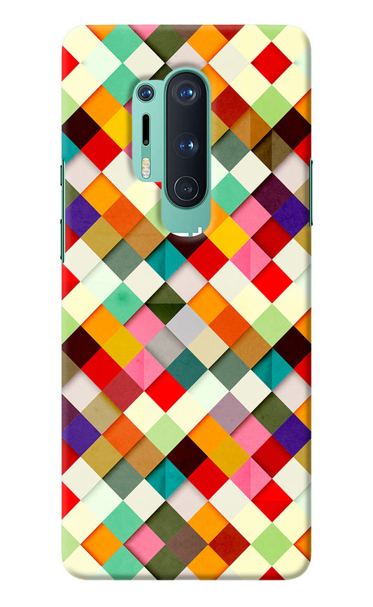 Geometric Abstract Colorful Oneplus 8 Pro Back Cover