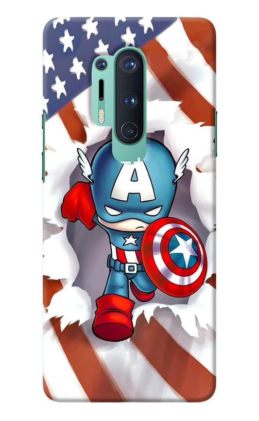 Captain America Oneplus 8 Pro Back Cover