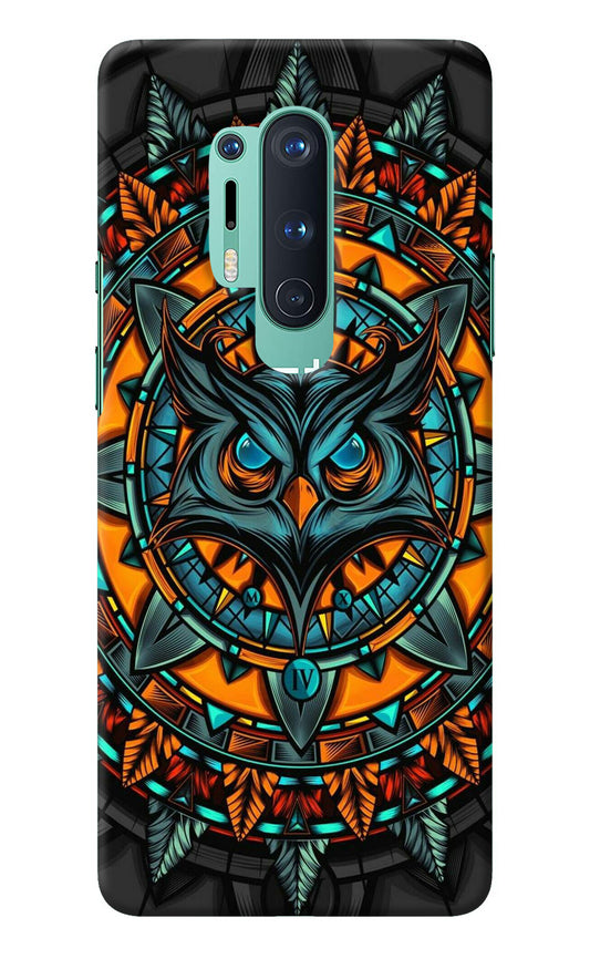 Angry Owl Art Oneplus 8 Pro Back Cover