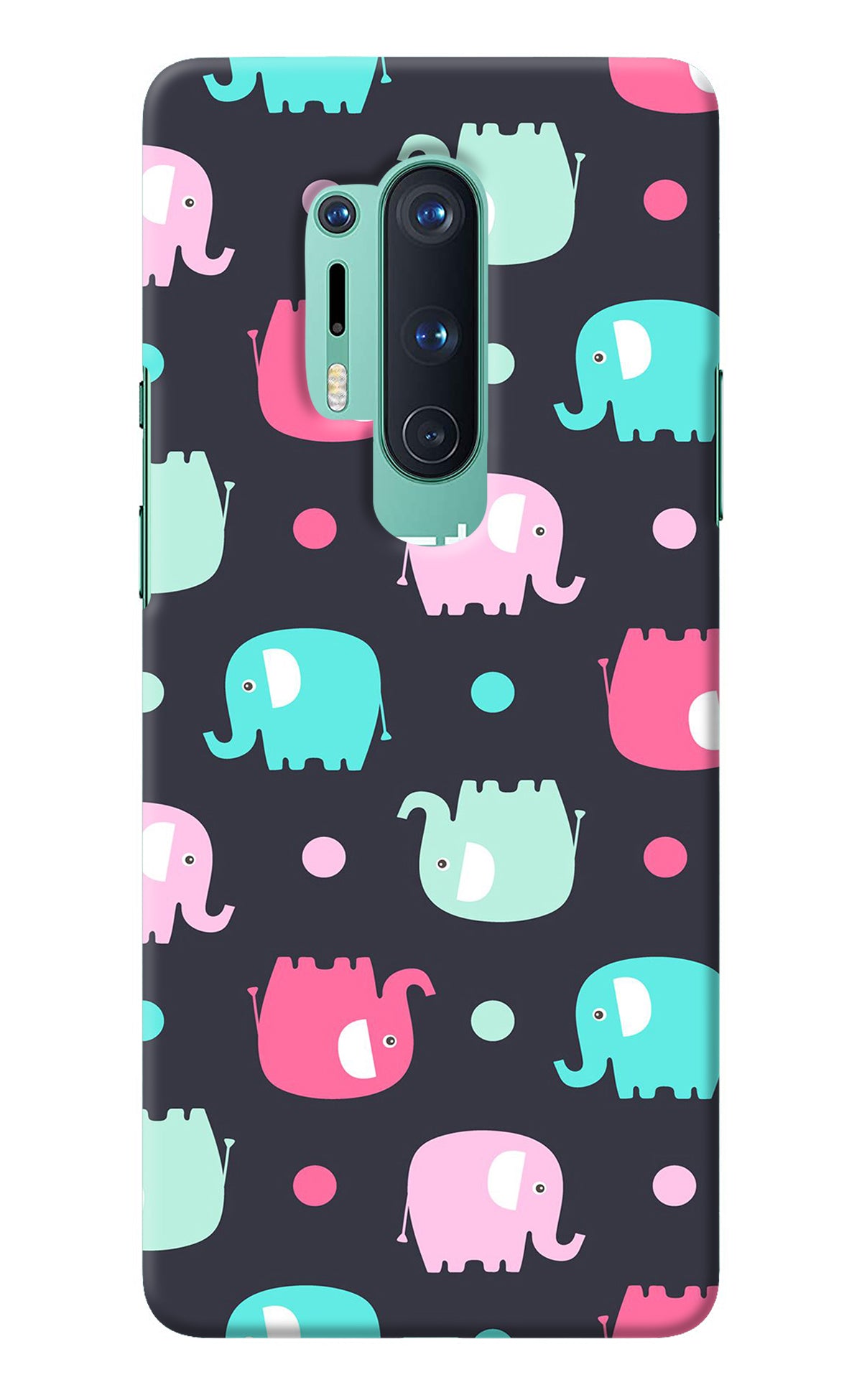 Elephants Oneplus 8 Pro Back Cover