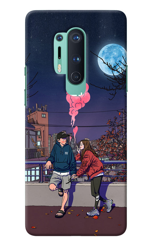 Chilling Couple Oneplus 8 Pro Back Cover