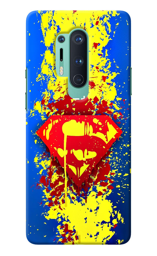 Superman logo Oneplus 8 Pro Back Cover