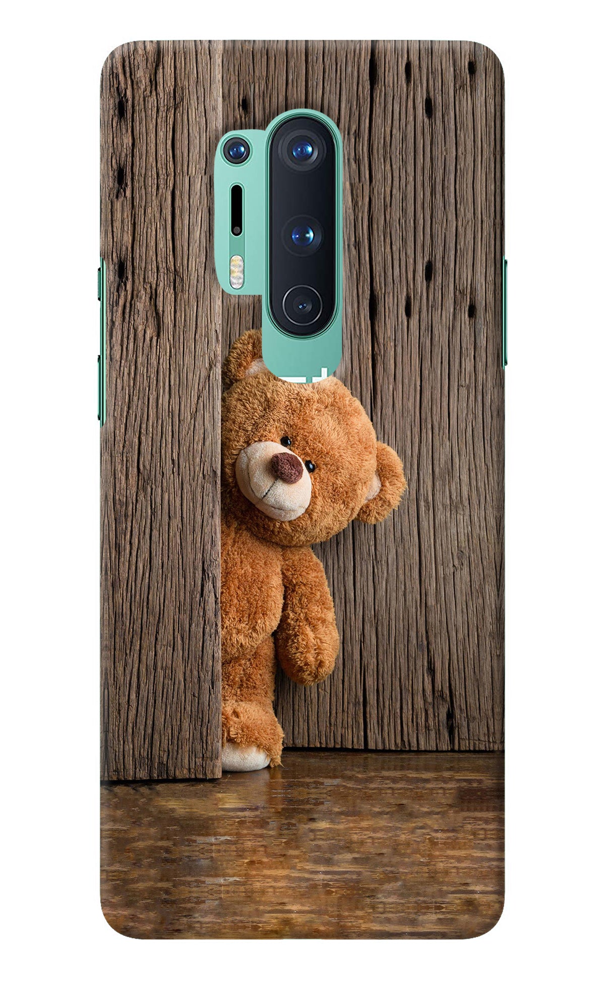 Teddy Wooden Oneplus 8 Pro Back Cover