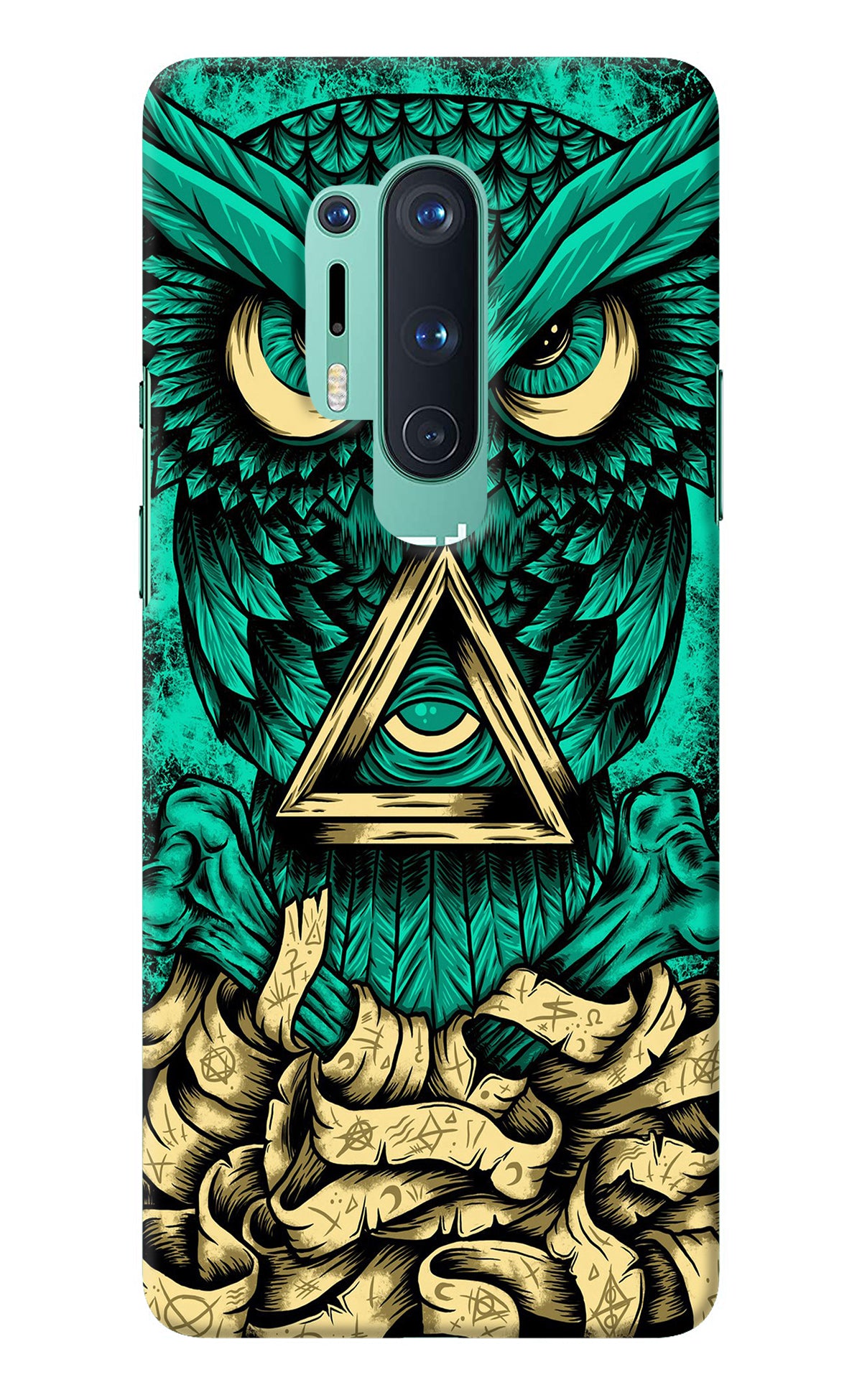 Green Owl Oneplus 8 Pro Back Cover