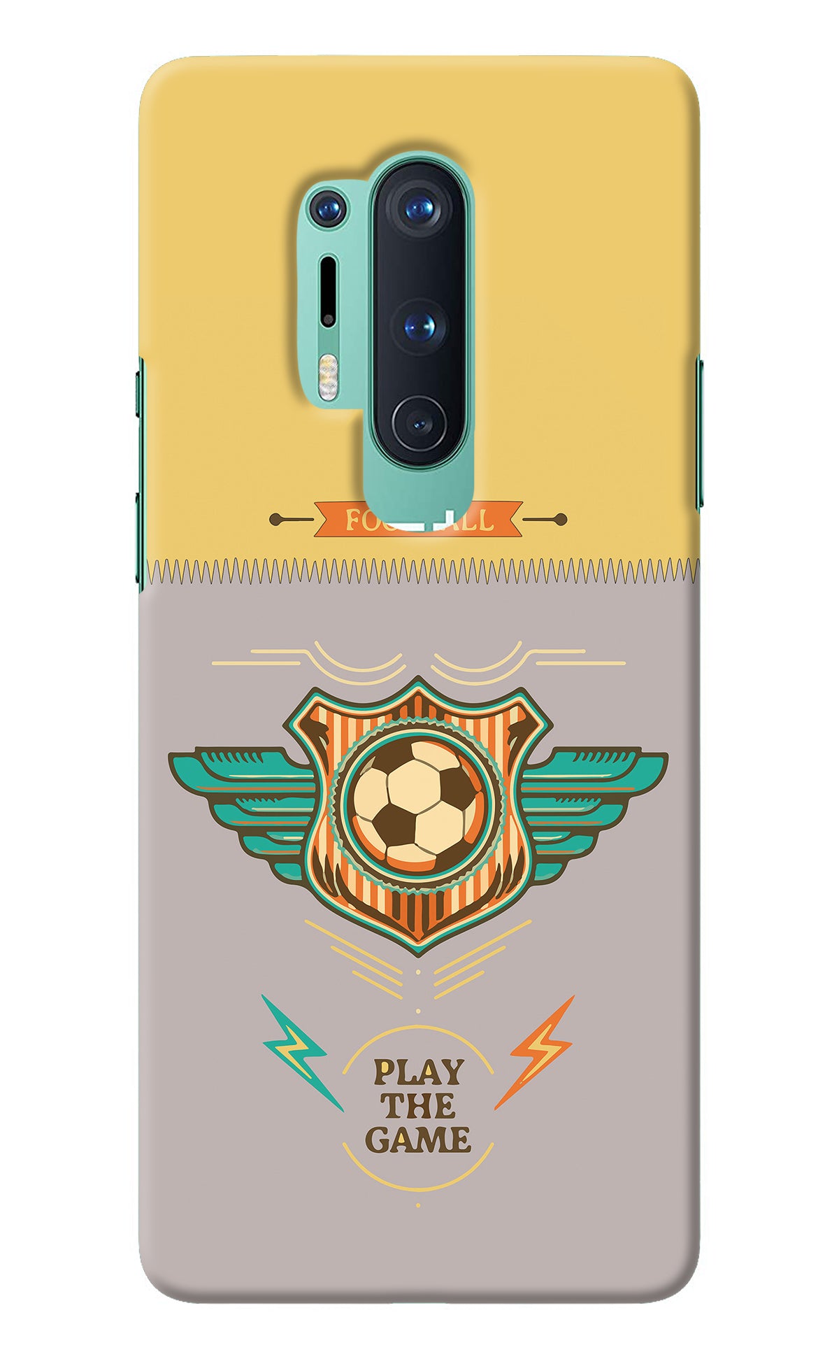 Football Oneplus 8 Pro Back Cover