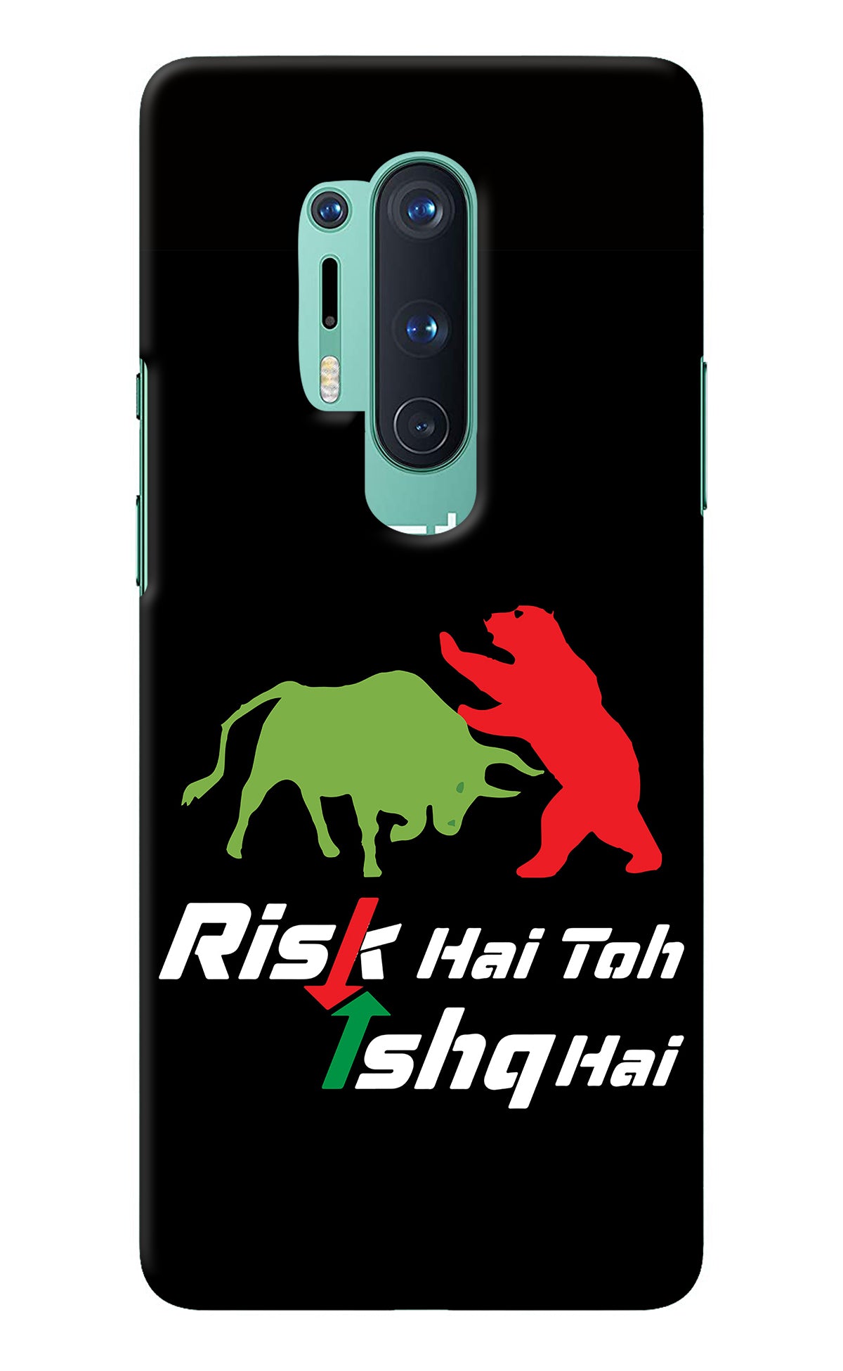 Risk Hai Toh Ishq Hai Oneplus 8 Pro Back Cover