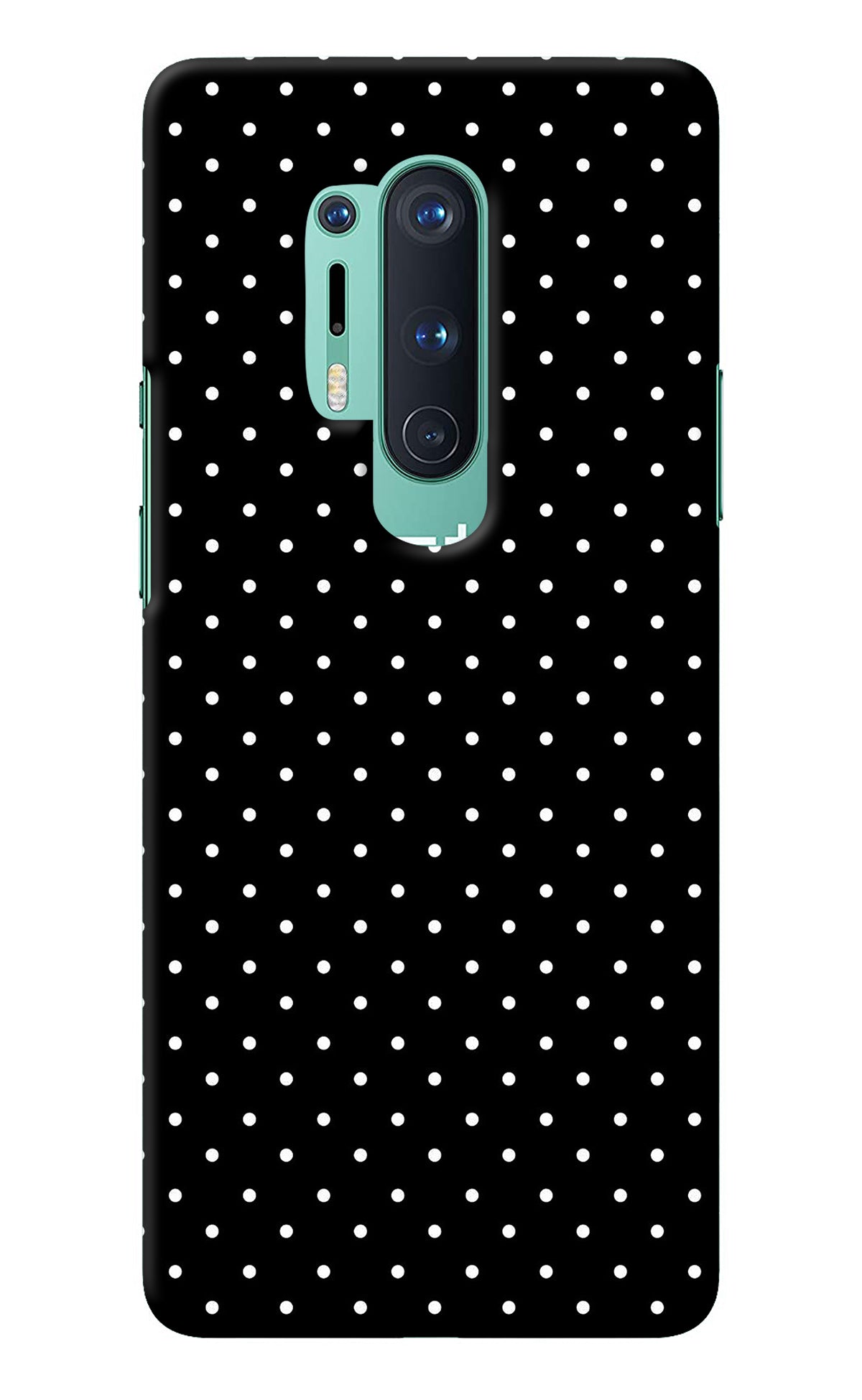 White Dots Oneplus 8 Pro Back Cover