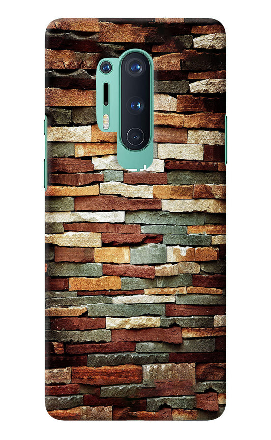 Bricks Pattern Oneplus 8 Pro Back Cover