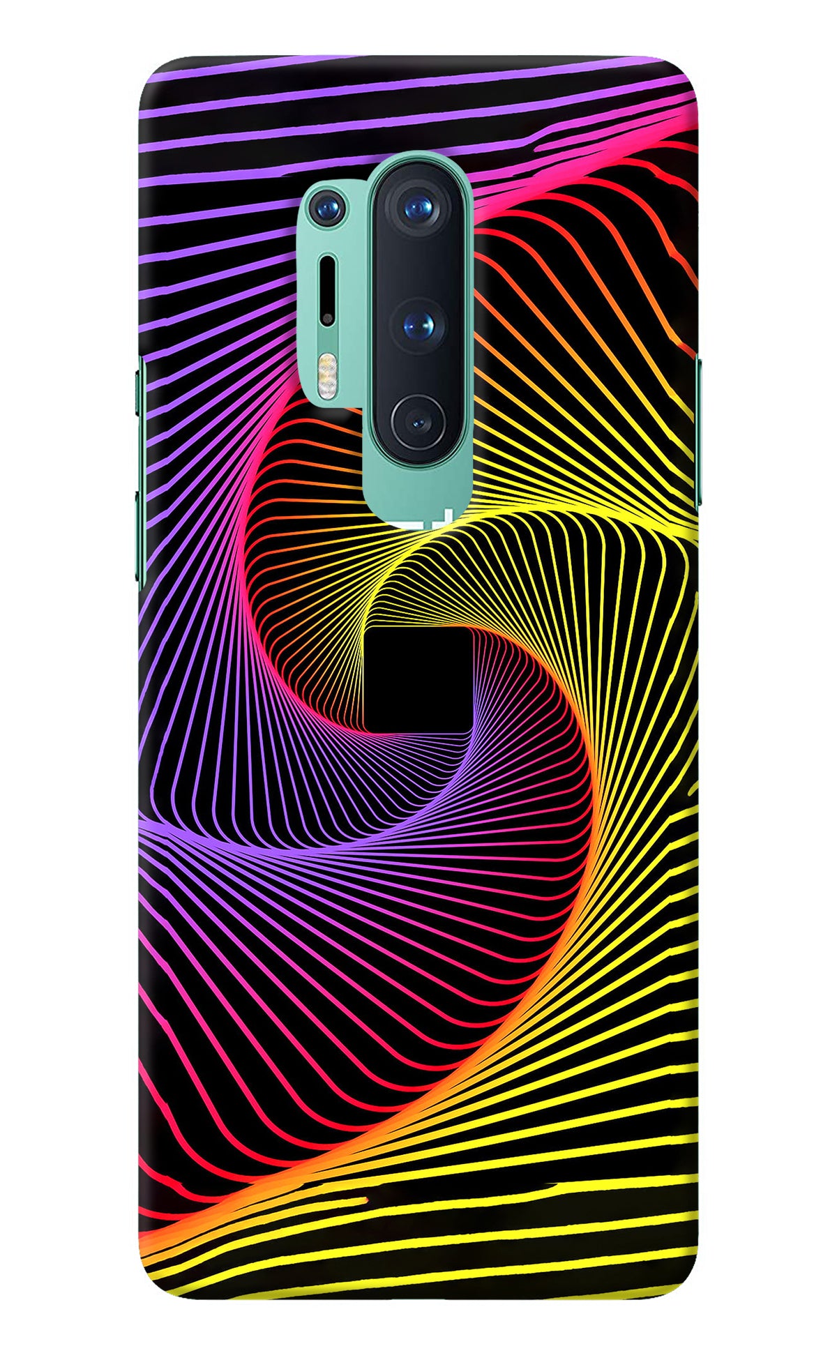 Colorful Strings Oneplus 8 Pro Back Cover